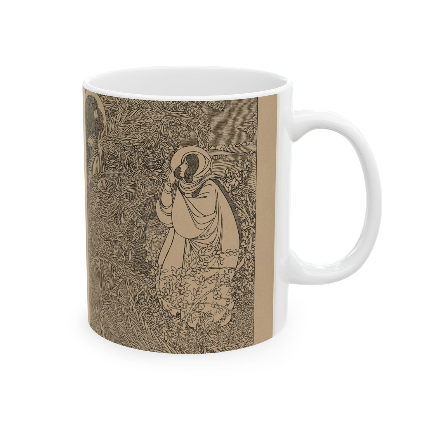 Rabboni., Art Nouveau poster - Art nouveau public domain poster - Art nouveau public domain image Beautiful Novelty Ceramic Coffee Mug 11oz