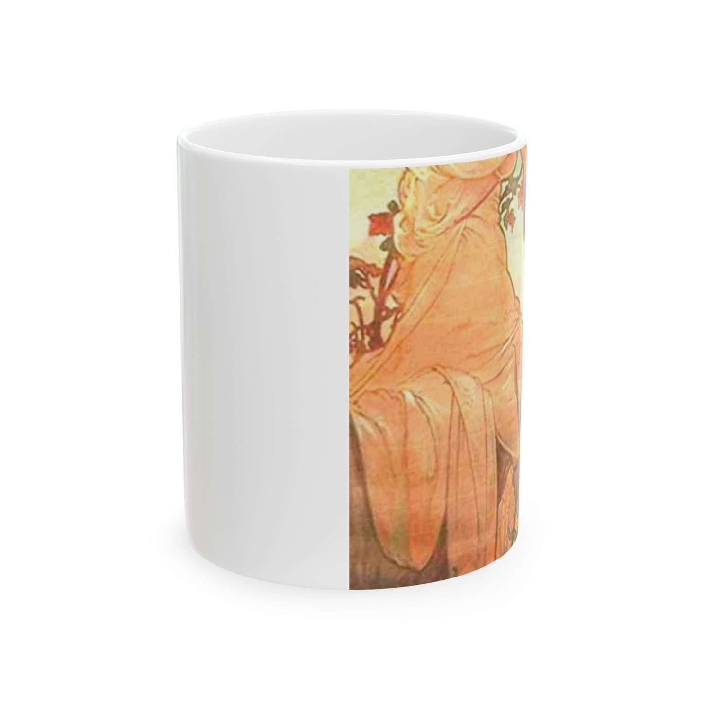 Vara - Art nouveau public domain image Beautiful Novelty Ceramic Coffee Mug 11oz