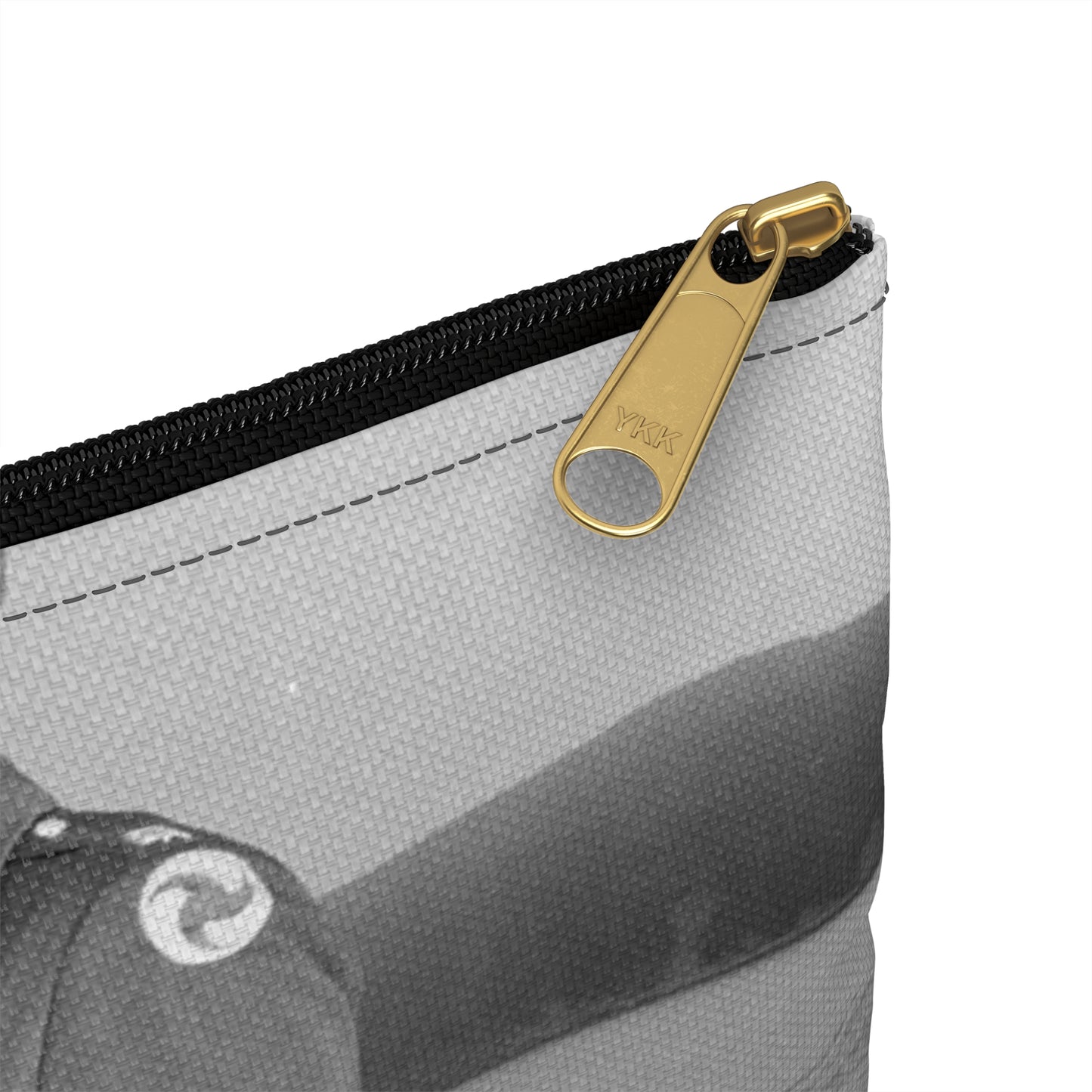 Winston Churchill with Franklin D. Roosevelt on board USS Augusta (CA-31) on 9 August 1941 (NH 67201) Large Organizer Pouch with Black Zipper