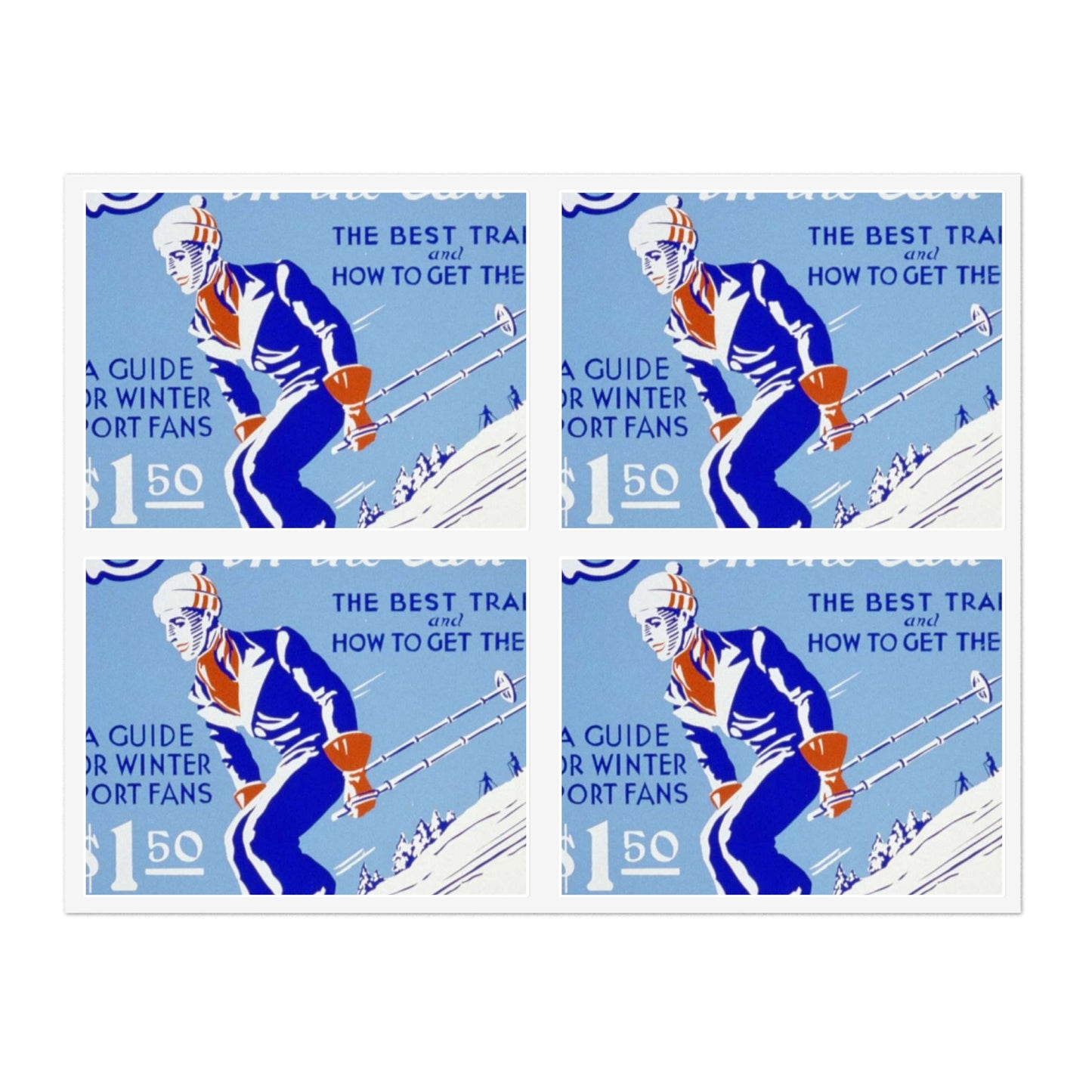 Skiing in the East The best trails and how to get there : A guide for winter sport fans : Describing over 1000 trails in 216 localities. Laminated UV Protective Vinyl Stickers