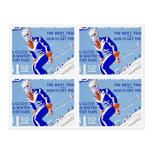 Skiing in the East The best trails and how to get there : A guide for winter sport fans : Describing over 1000 trails in 216 localities. Laminated UV Protective Vinyl Stickers