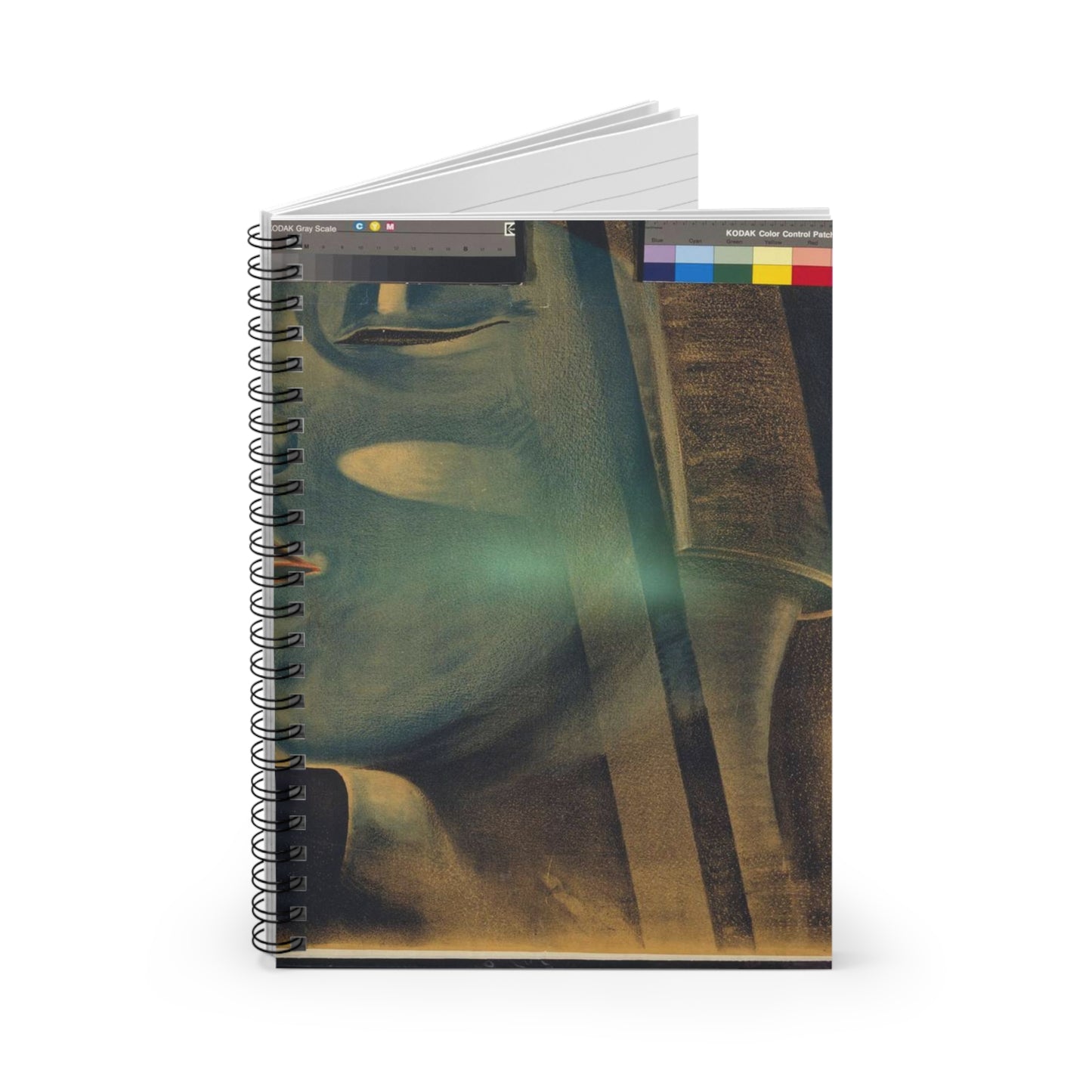 [Metropolis] / Klebrand., Art Deco Poster, Movie Poster Spiral Bound Ruled Notebook with Printed Cover