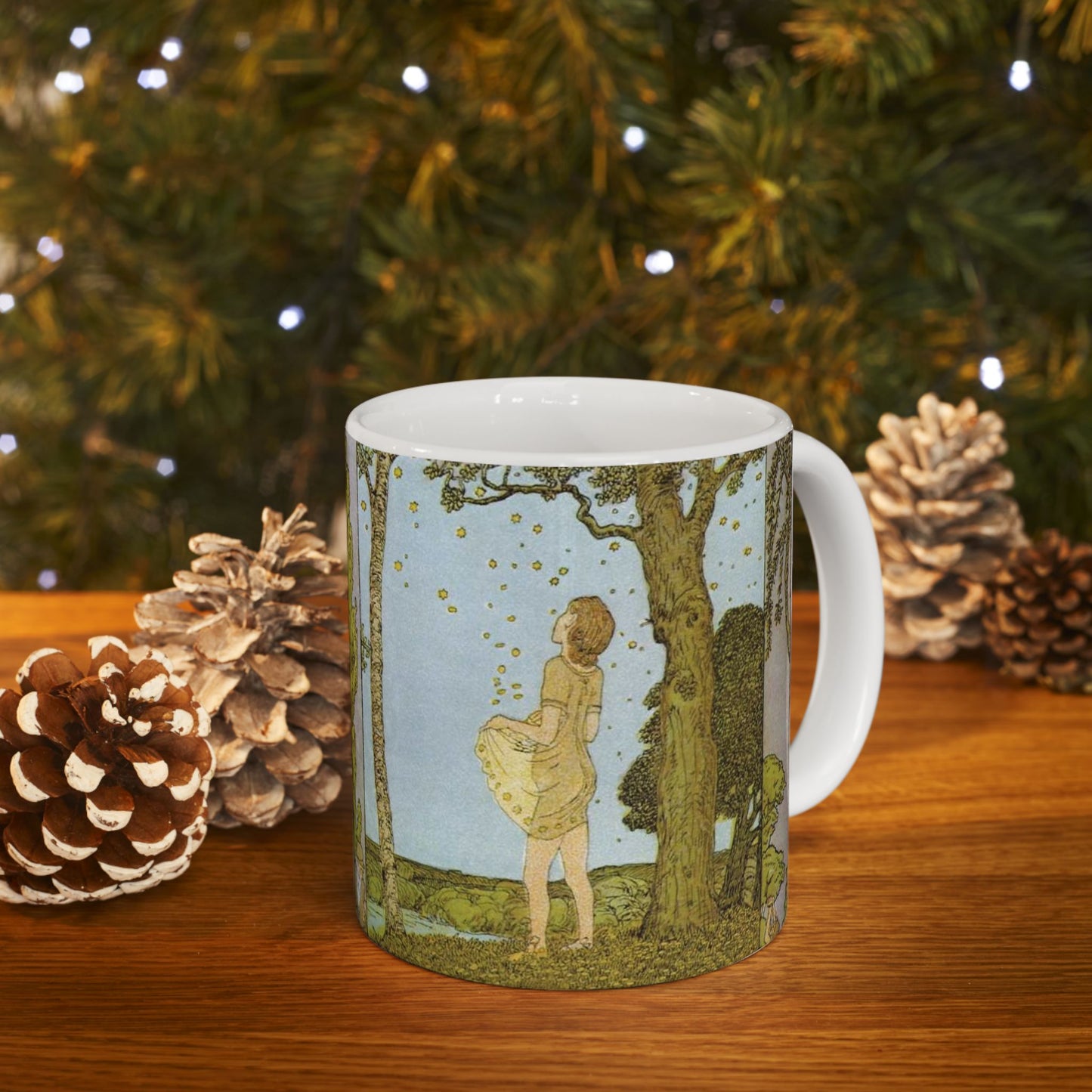 Heinrich Vogeler - Illustration Die Sterntaler Beautiful Novelty Ceramic Coffee Mug 11oz