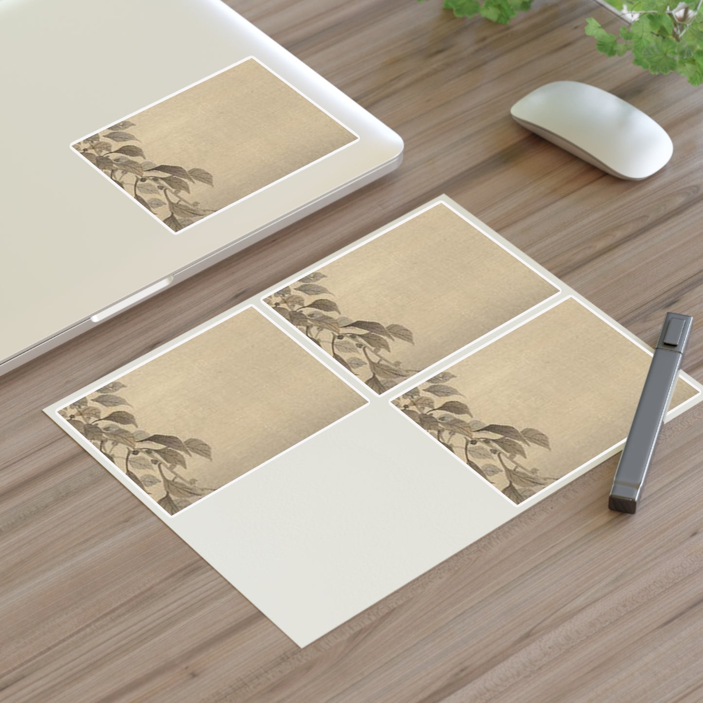 Koson - quails, Ohara Koson Laminated UV Protective Vinyl Stickers