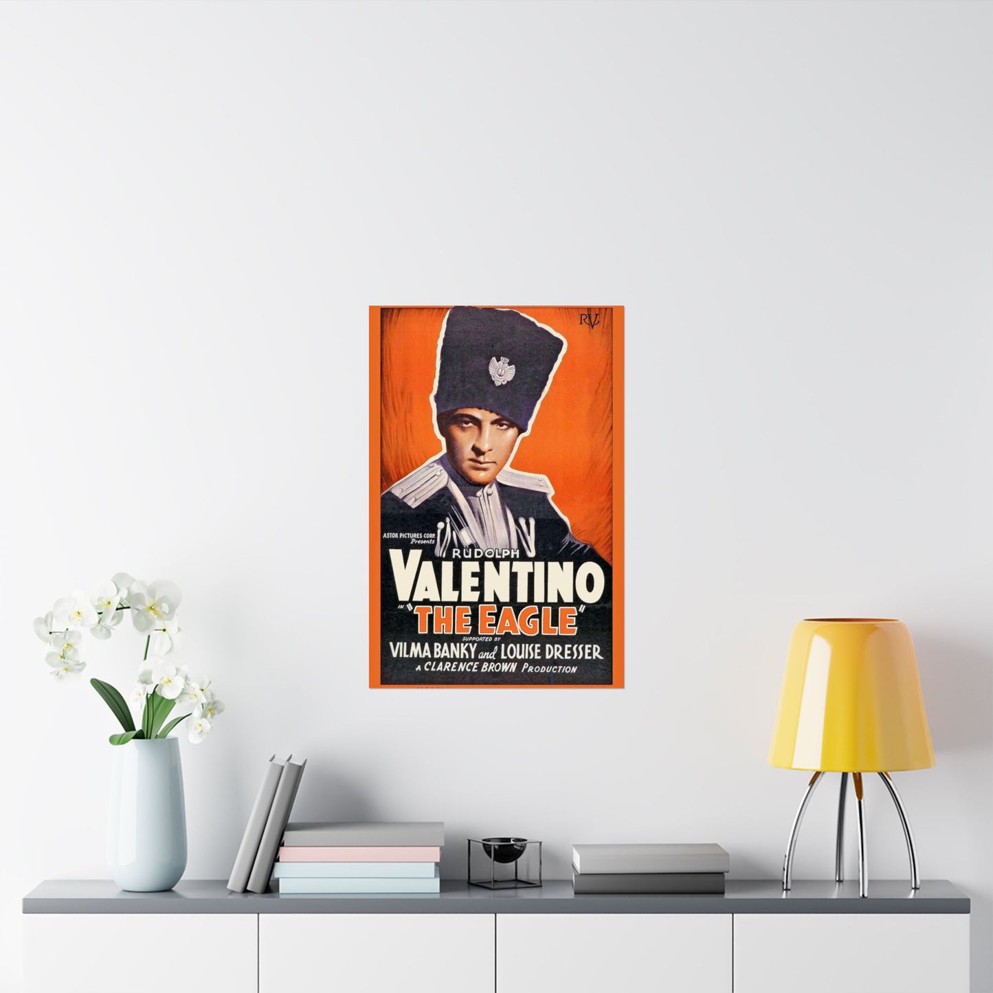 The-Eagle-1925-Rudolph-Valentino High Quality Matte Wall Art Poster for Home, Office, Classroom