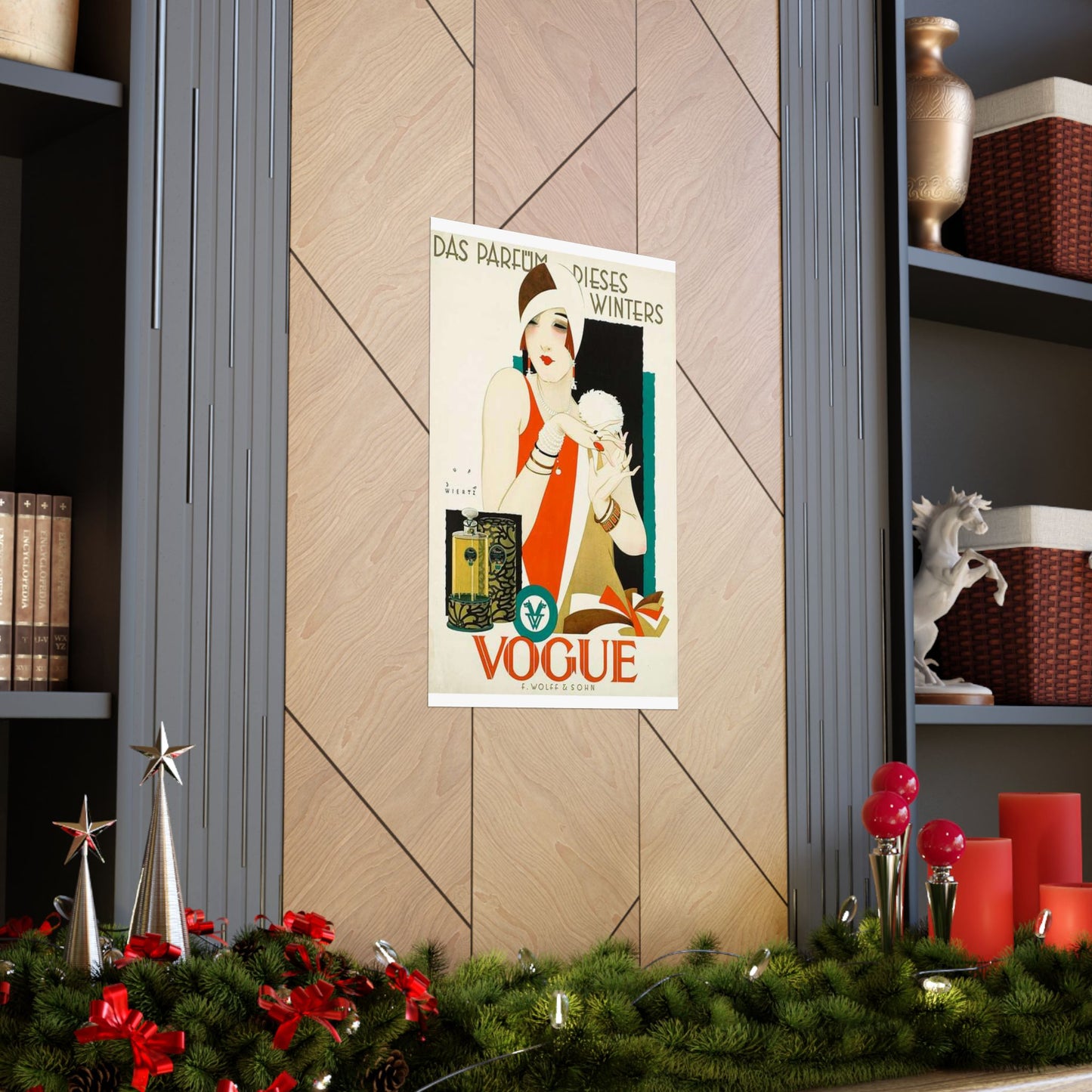 1926 1927 circa Jupp Wiertz Plakat Das Parfüm dieses Winters - Vogue, Firma F. Wolff & Sohn, Karlsruhe High Quality Matte Wall Art Poster for Home, Office, Classroom