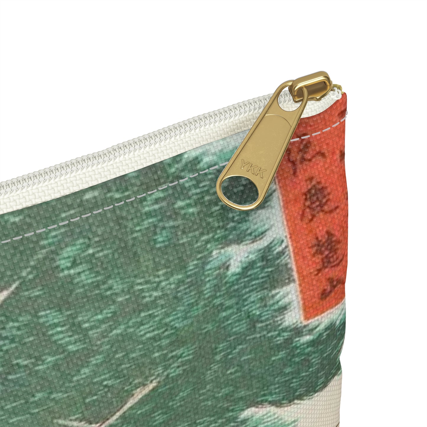 Mt. Rokuso in Kazusa Province LACMA M.2007.152.25 Large Organizer Pouch with Black Zipper