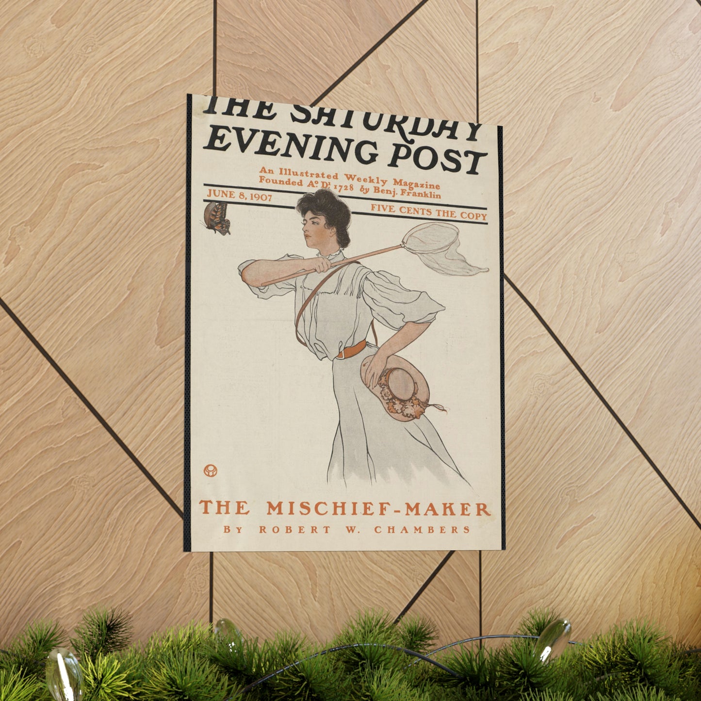 The Saturday evening post, June 8, 1907 High Quality Matte Wall Art Poster for Home, Office, Classroom