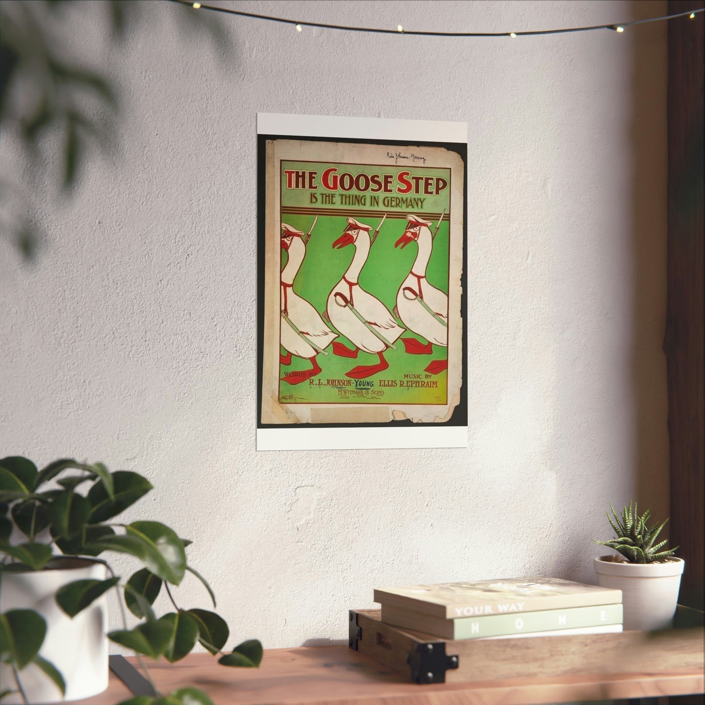 The goose step is the thing in Germany High Quality Matte Wall Art Poster for Home, Office, Classroom