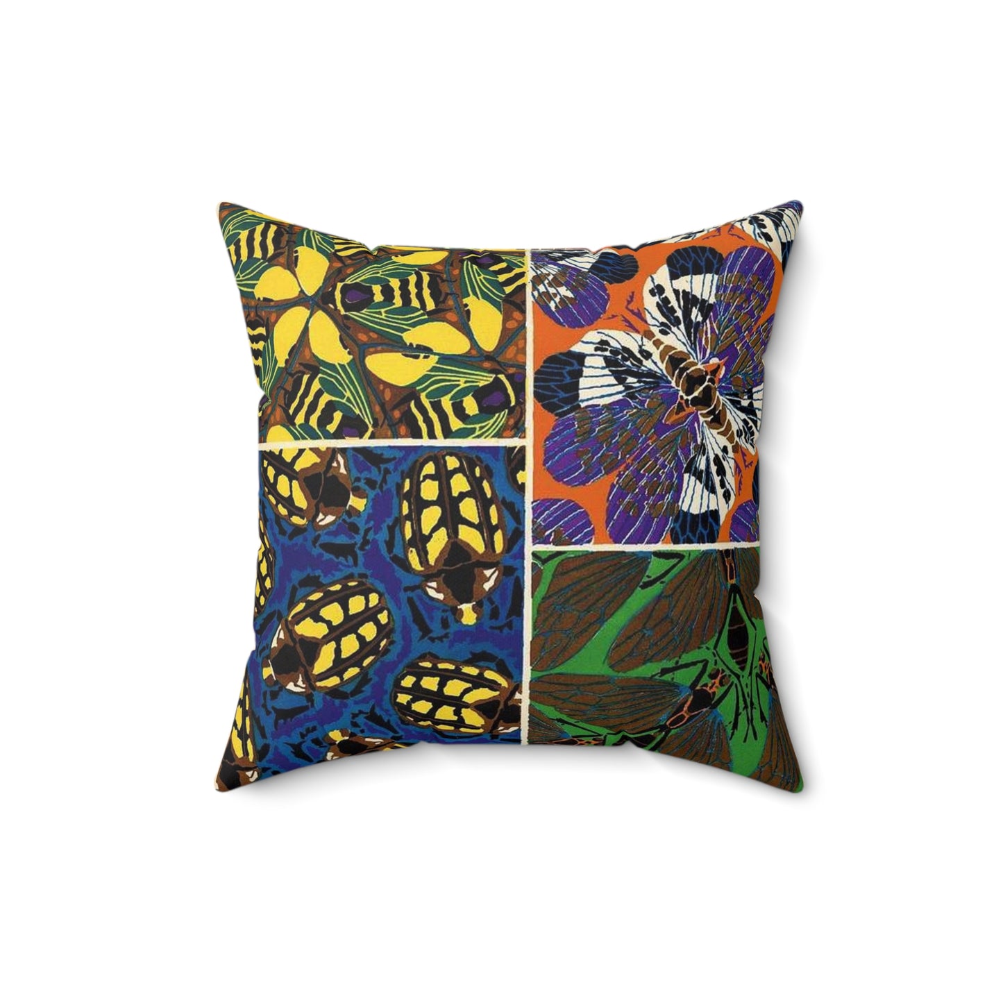 Insectes - EA Séguy - 1929 - page 21 Decorative Accent Square Pillow