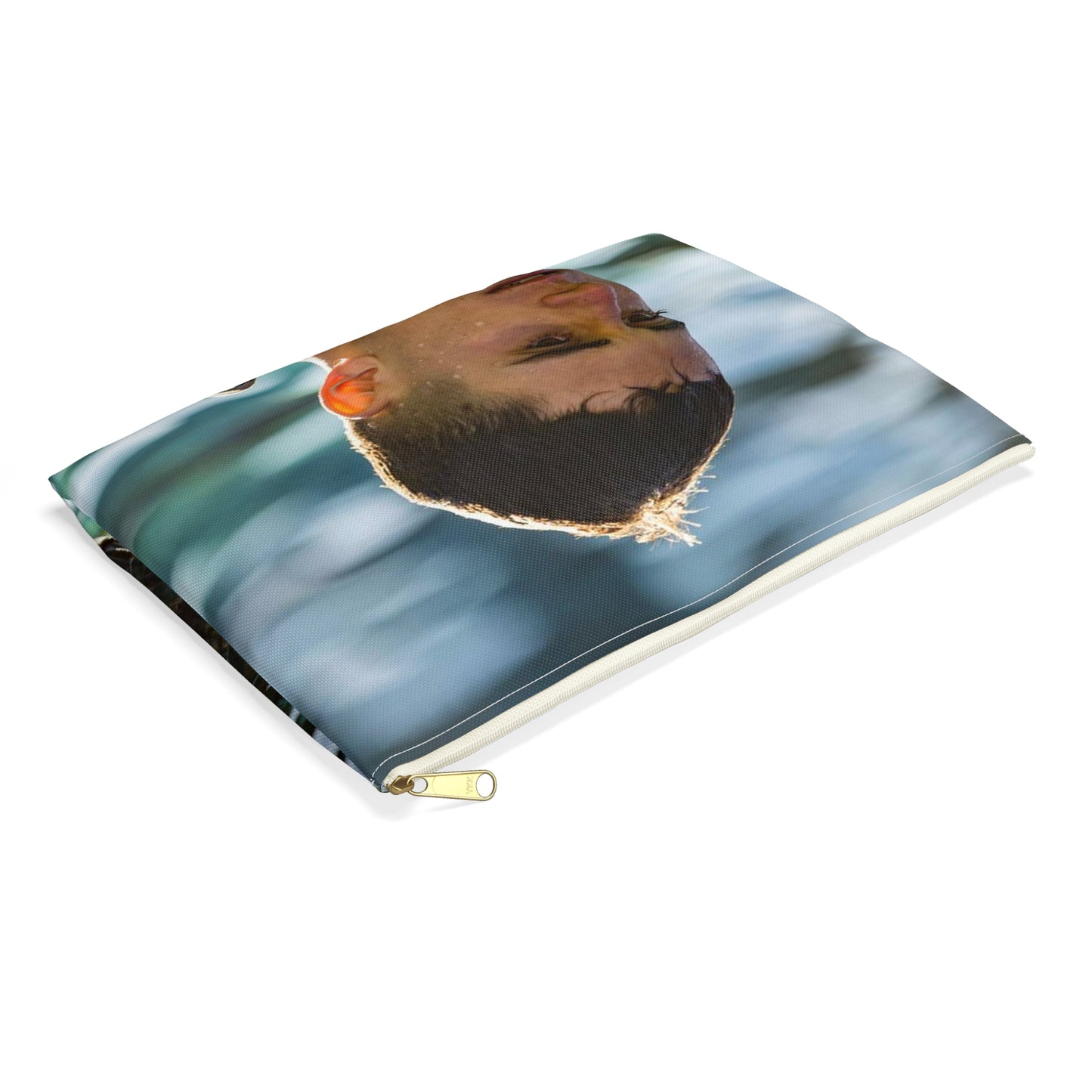 U.S. Marine Corps Lance Cpl. Kyle Lynch, 7th Engineer Large Organizer Pouch with Black Zipper