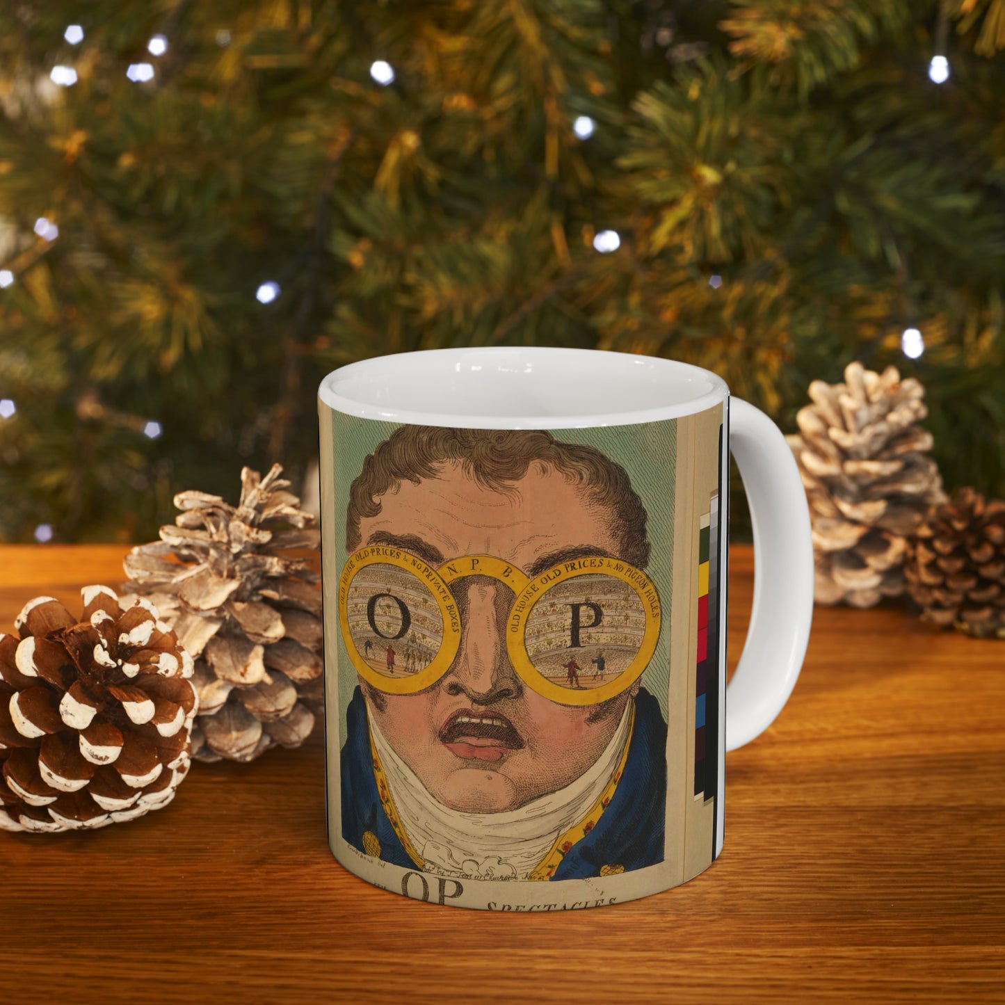 The OP spectacles / Cruikshank del., British Cartoon Print Beautiful Novelty Ceramic Coffee Mug 11oz