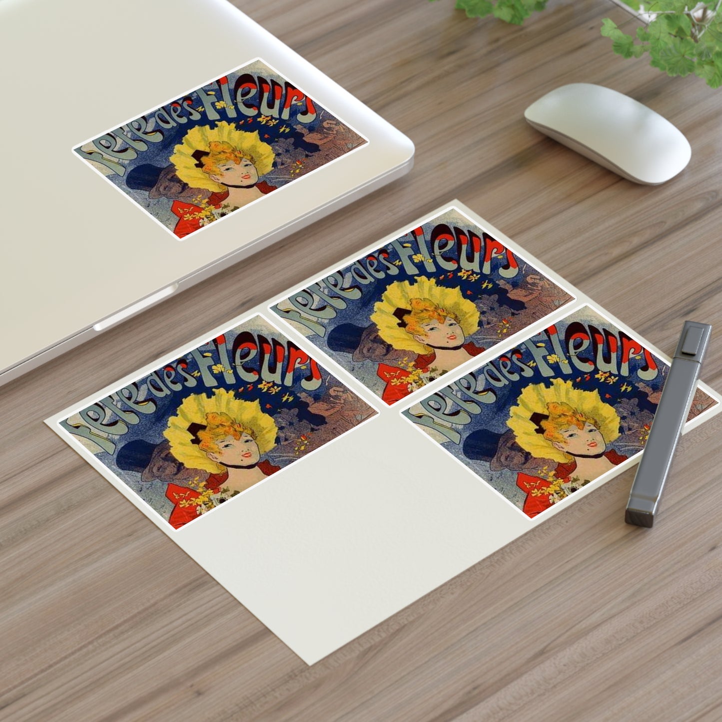 Affiche pour la "Fête des Fleurs de Bagnères-de-Luchon". Laminated UV Protective Vinyl Stickers