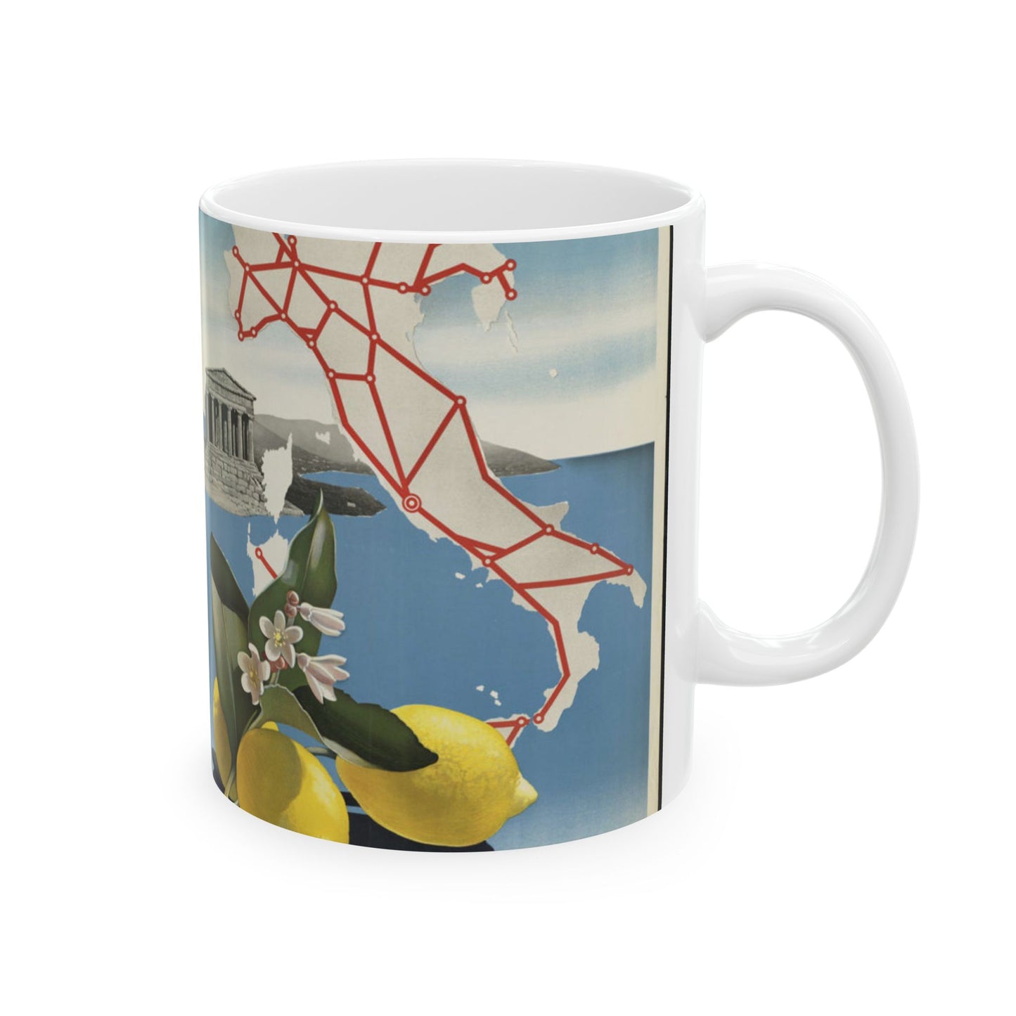 Vintage Travel Posters, 1920s-1930s Beautiful Novelty Ceramic Coffee Mug 11oz