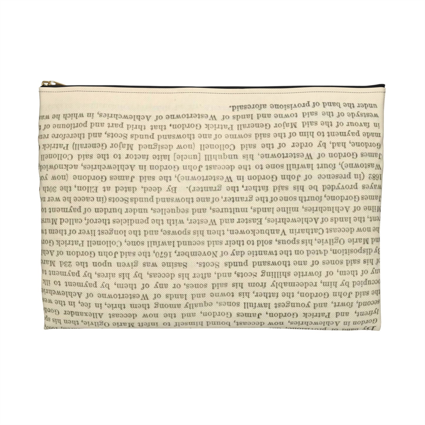 212 APPENDIX.   the twentieth day of May, 1674. — {From the Particular Register of Seisins for Aberdeenshire and  Kincardineshire Large Organizer Pouch with Black Zipper