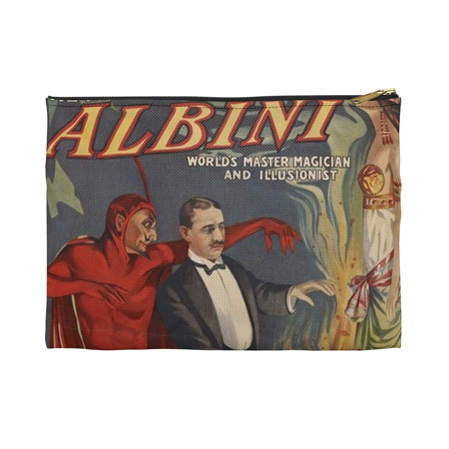 TheIncomperable Albini Theatrical Poster Large Organizer Pouch with Black Zipper