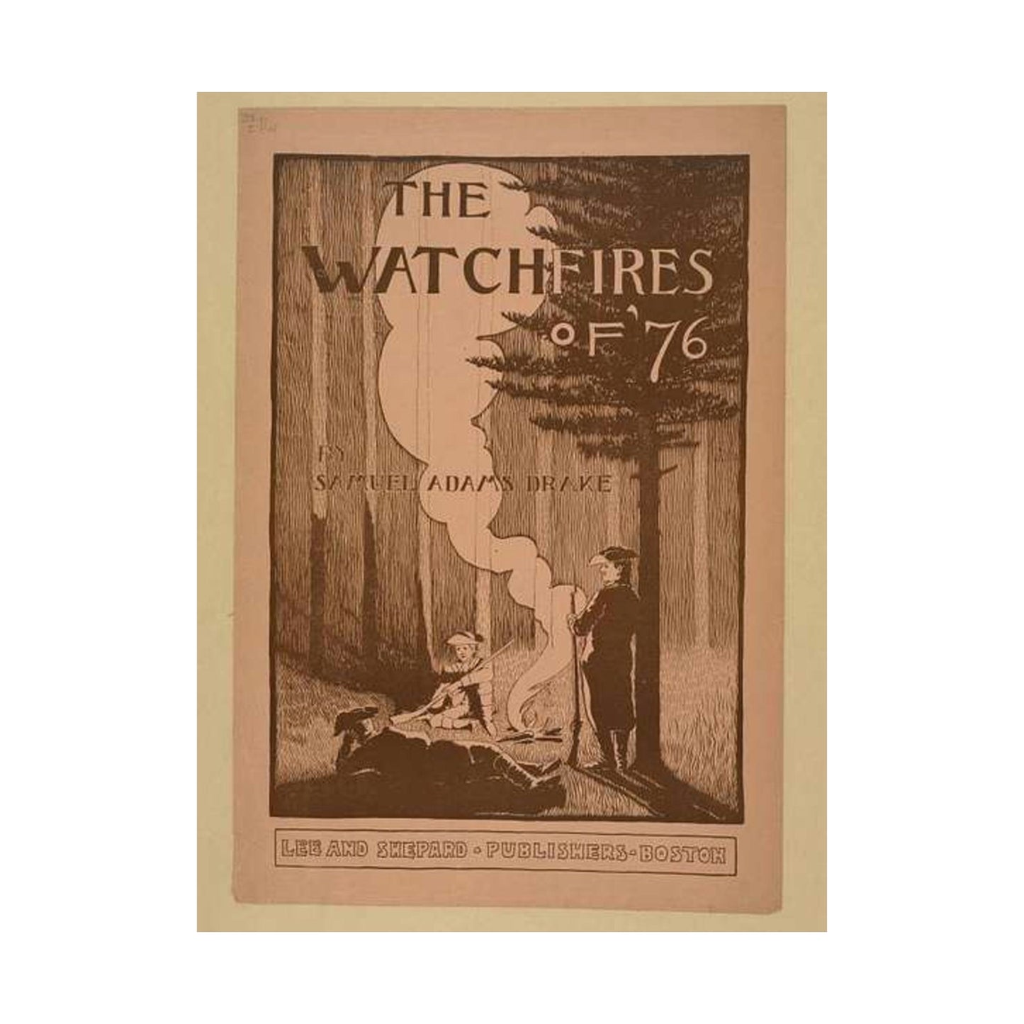 The watchfires of '76., Art Nouveau Poster High Quality Matte Wall Art Poster for Home, Office, Classroom