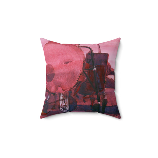 Artwork:"Eagle"Artist:  Philip P. Renaud (CI) Decorative Accent Square Pillow