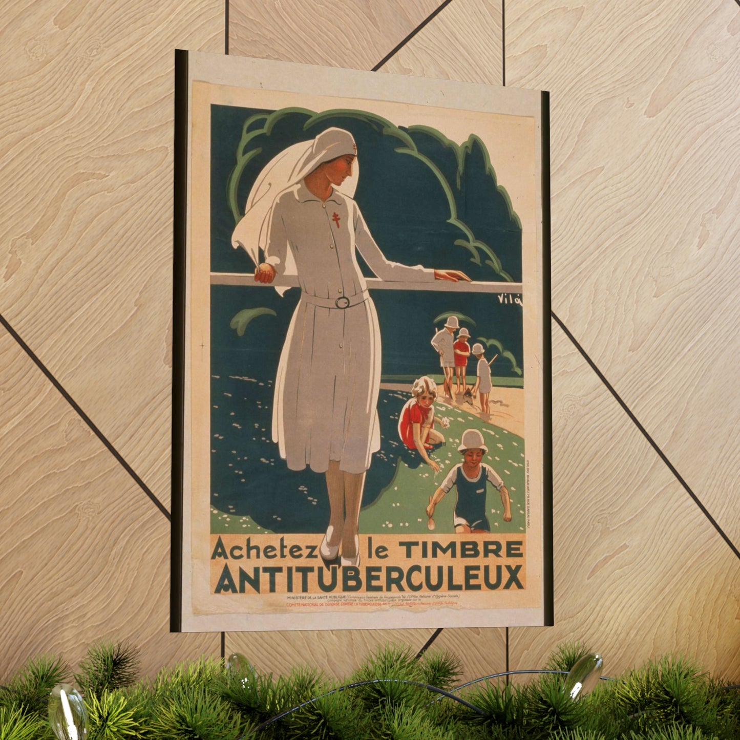 Achetez le timbre antituberculeux High Quality Matte Wall Art Poster for Home, Office, Classroom