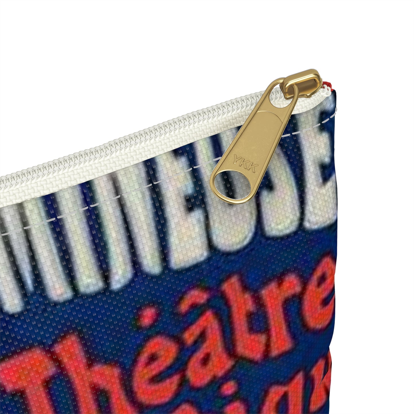 Affiche pour le Musée Grévin, "Pantomimes lumineuses". Large Organizer Pouch with Black Zipper