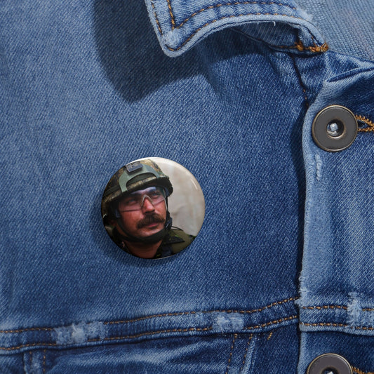 Cpl. Dean Disotell, a heavy-machine gunner with Company Pin Buttons with Crisp Design