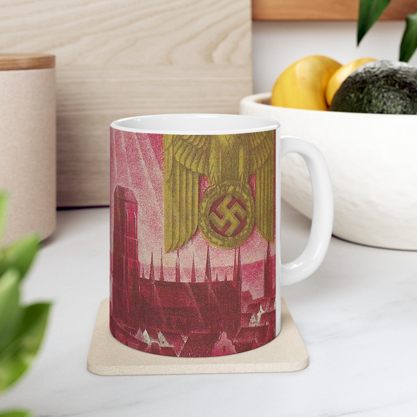 Nazi World War II poster Danzig is German Beautiful Novelty Ceramic Coffee Mug 11oz