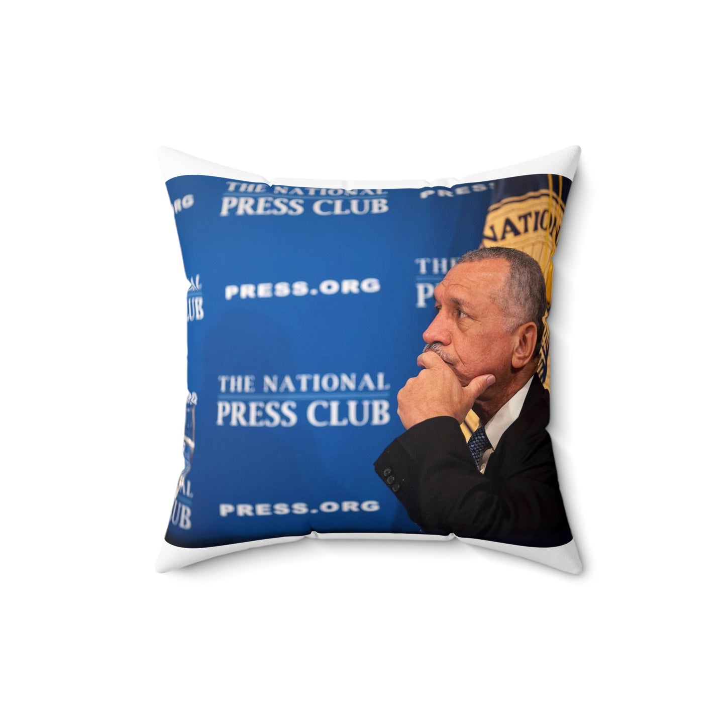 Commercial Human Spaceflight Press Conference Decorative Accent Square Pillow