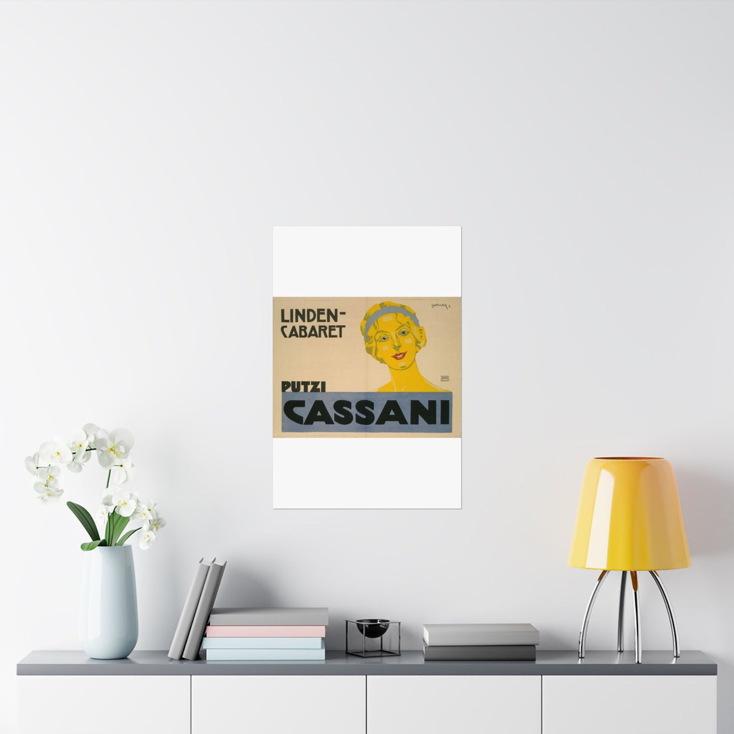 Putzi Cassani - Linden-Cabaret - Jo Steiner, 1913 High Quality Matte Wall Art Poster for Home, Office, Classroom