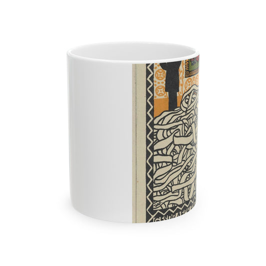 Gespräch eines Redakheurs mit einem Staatsmann Editor's Conservation with a Statesman) Beautiful Novelty Ceramic Coffee Mug 11oz