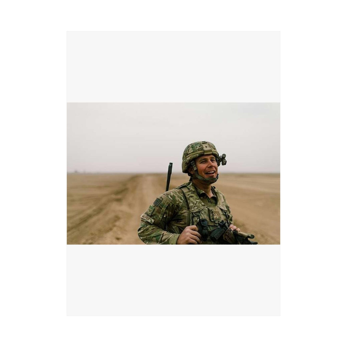 U.S. Air Force Staff Sgt. Andrew Meyer, 821st Contingency High Quality Matte Wall Art Poster for Home, Office, Classroom