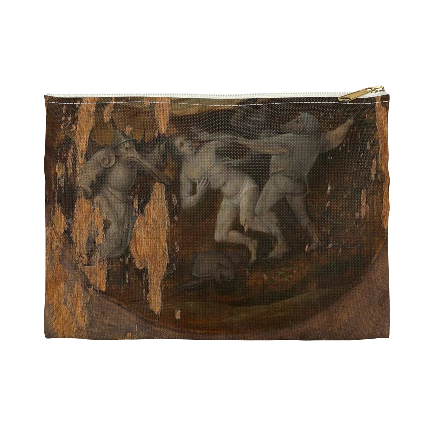 Flood Panels (The Flood – reverse), ca. 1508-1516 Large Organizer Pouch with Black Zipper