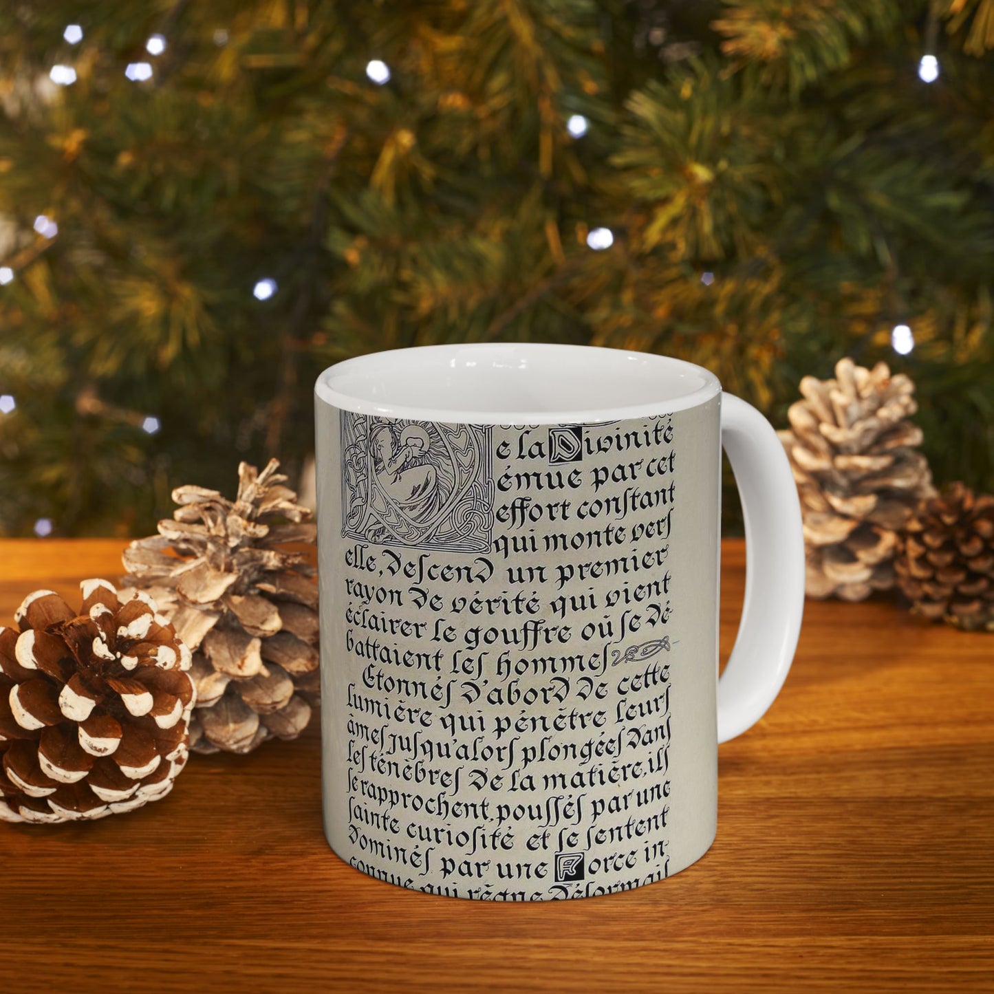 Lepater10 - Alfons Mucha - Public domain dedication image Beautiful Novelty Ceramic Coffee Mug 11oz