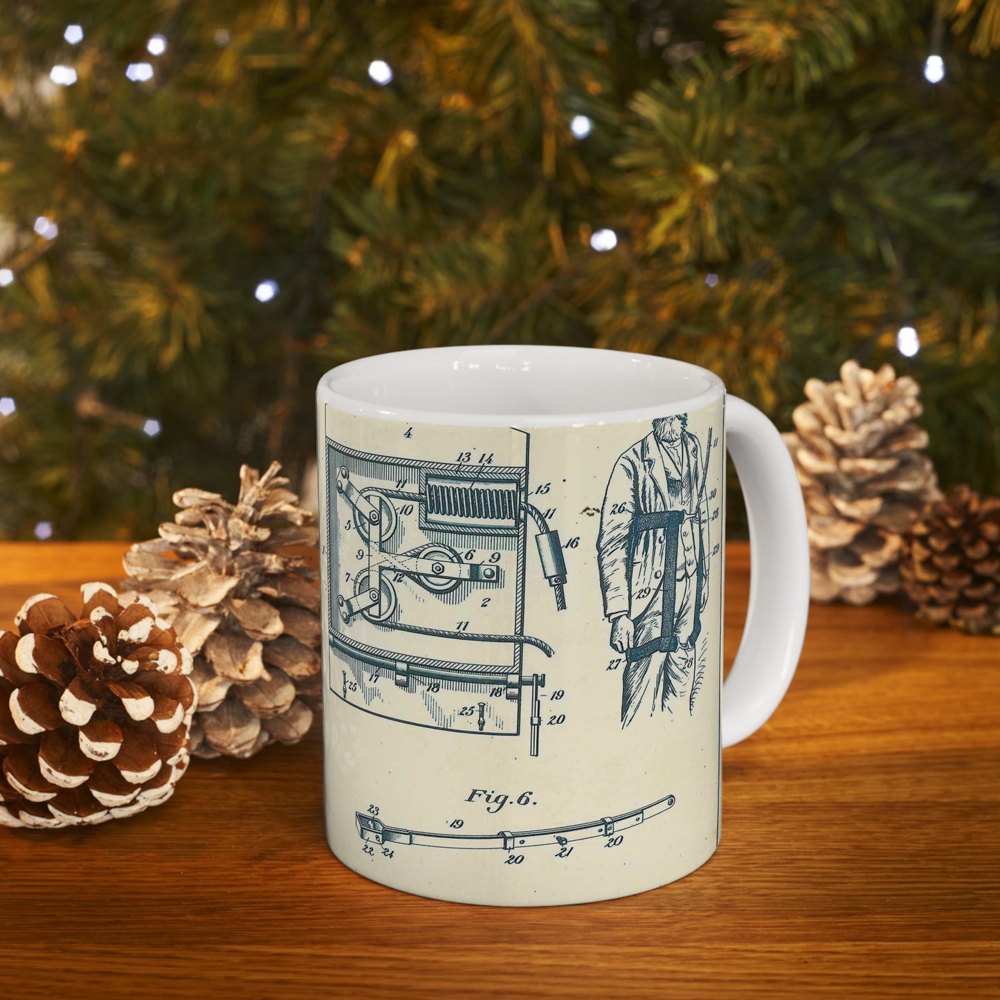 Patent Case File No. 630,902, Fire Escape, Inventor- John Laming - DPLA - 86fd3ca465dbd3fd9720fd06f826af5c (page 14) Beautiful Novelty Ceramic Coffee Mug 11oz