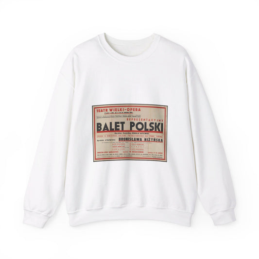 Balet Polski [2] White Heavy Blend Adult Crew Neck SweatShirt
