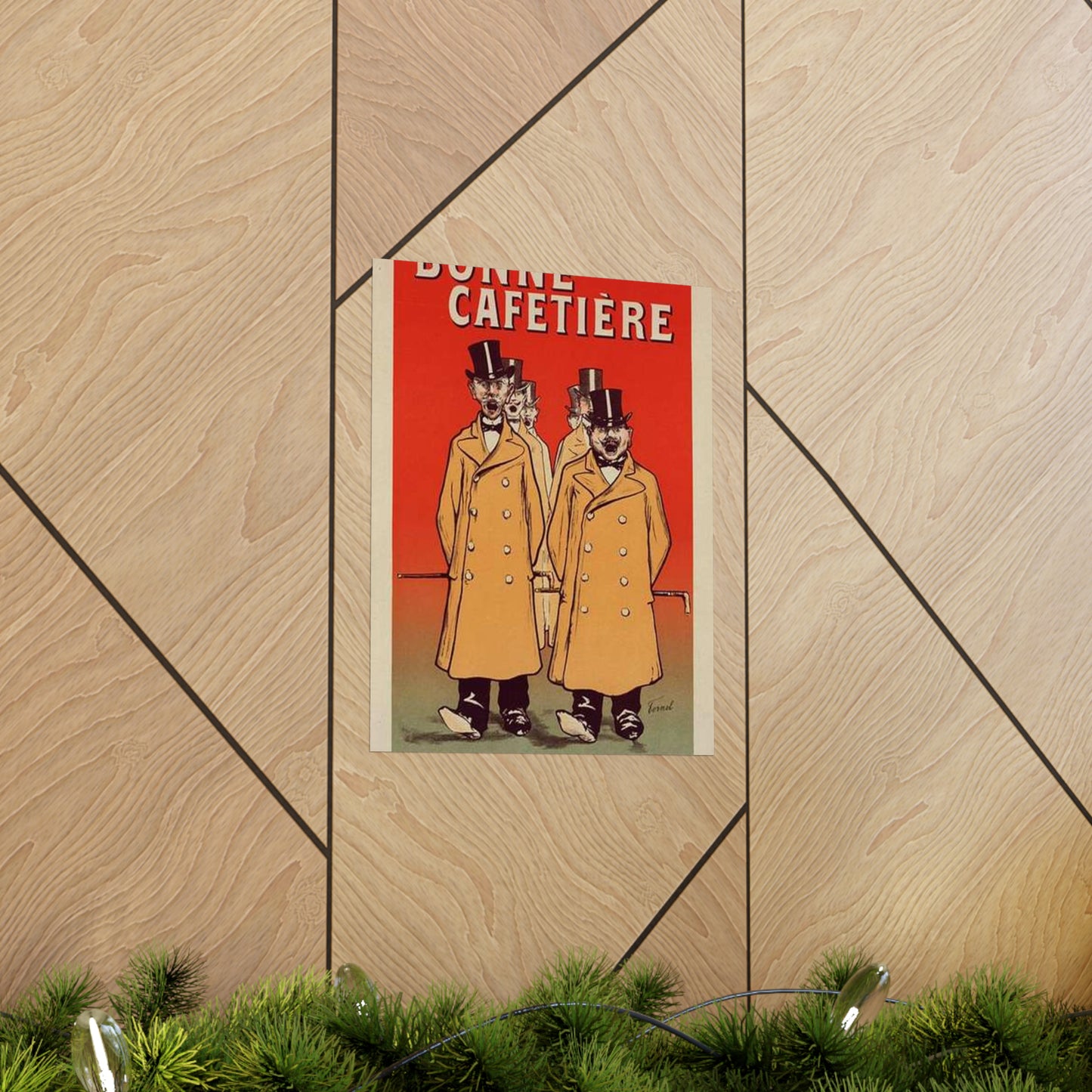 Affiche pour la "Chicorée Bonne Cafetière". High Quality Matte Wall Art Poster for Home, Office, Classroom