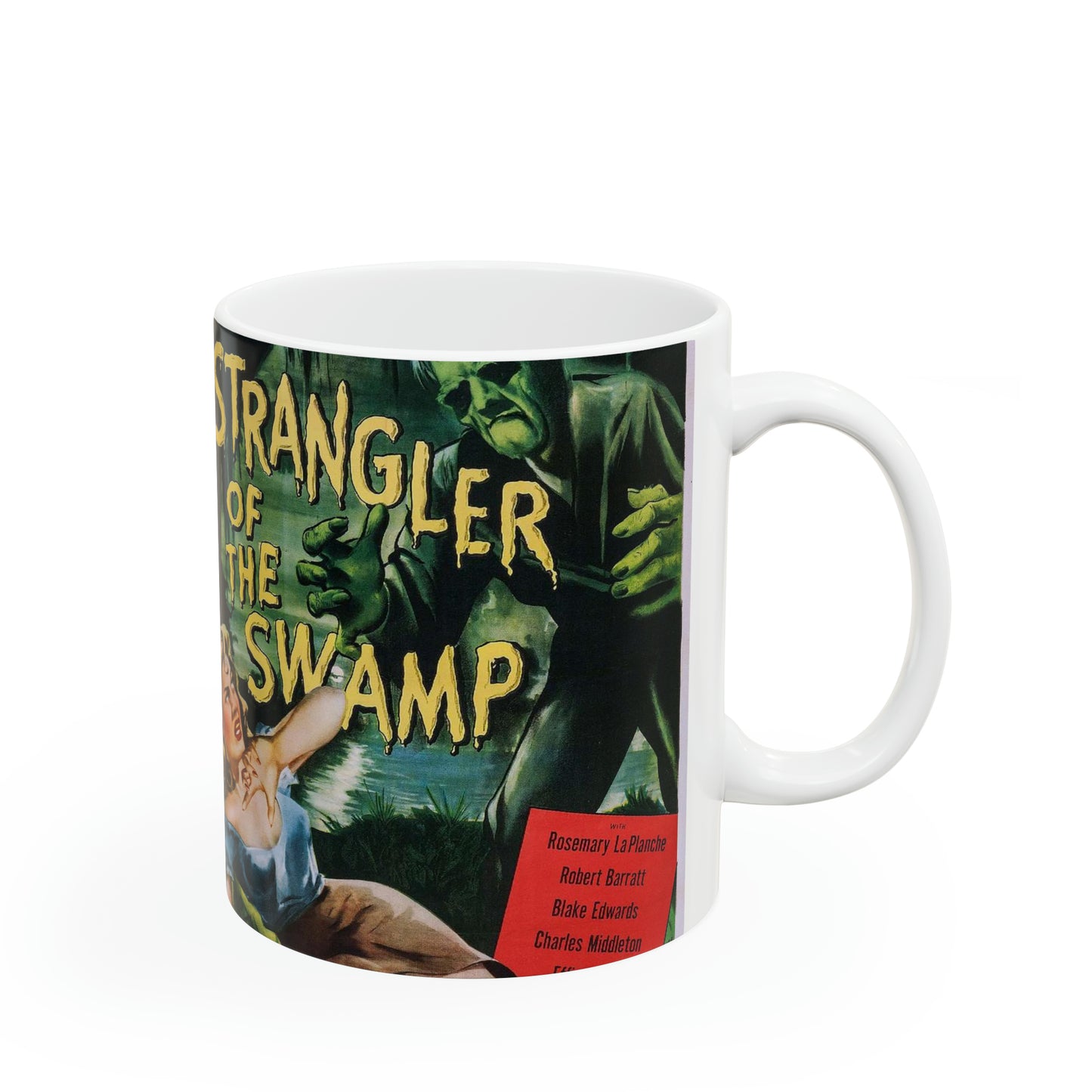 Strangler of the Swamp poster - Vintage movie public domain poster Beautiful Novelty Ceramic Coffee Mug 11oz