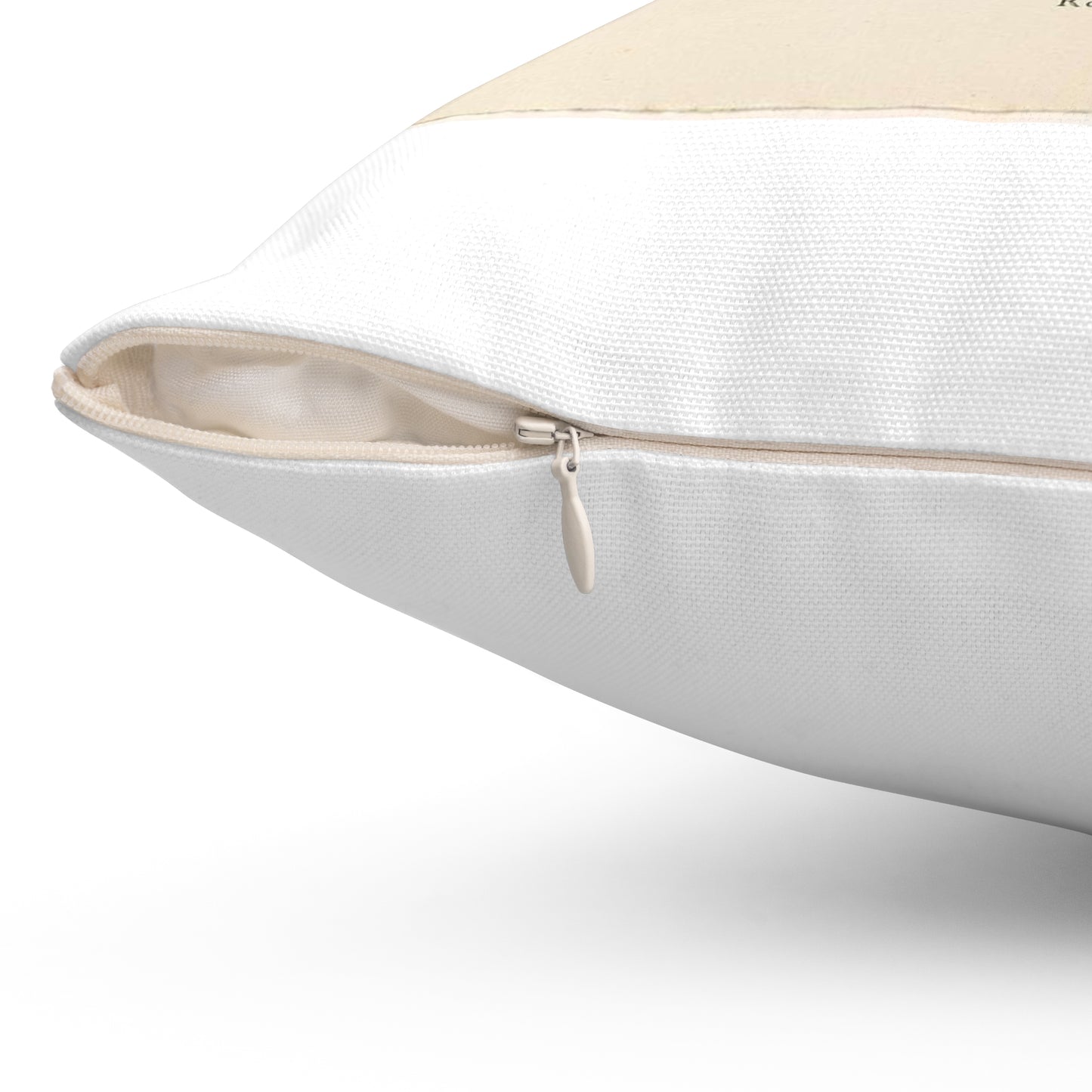 Gazette du Bon Ton, 1914 - No. 1, Pl. I: L'Encens, Le Cinname et la Myrrhe / Robes du soir. Decorative Accent Square Pillow