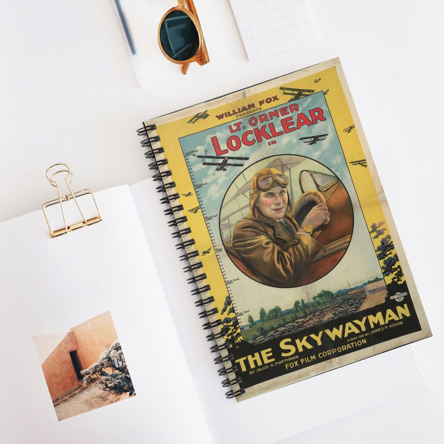 William Fox presents Lt. Ormer Locklear in The skywalker Spiral Bound Ruled Notebook with Printed Cover