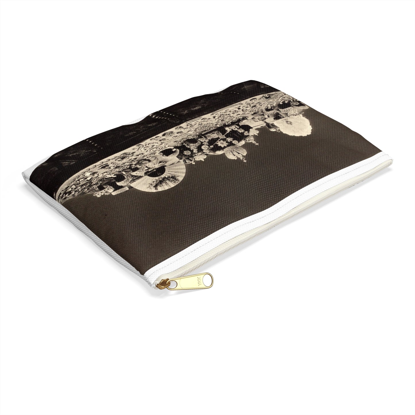 Jewels of the House of the Romanovs.Catalog of Academician A. Fersman. Large Organizer Pouch with Black Zipper