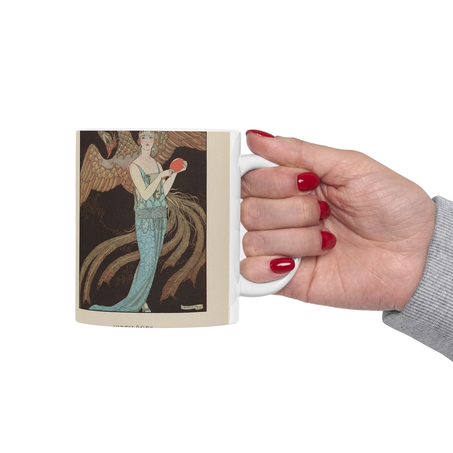 Gazette du Bon Ton, 1922 - No. 9 : Sortilèges / Robe du soir, de Beer Beautiful Novelty Ceramic Coffee Mug 11oz