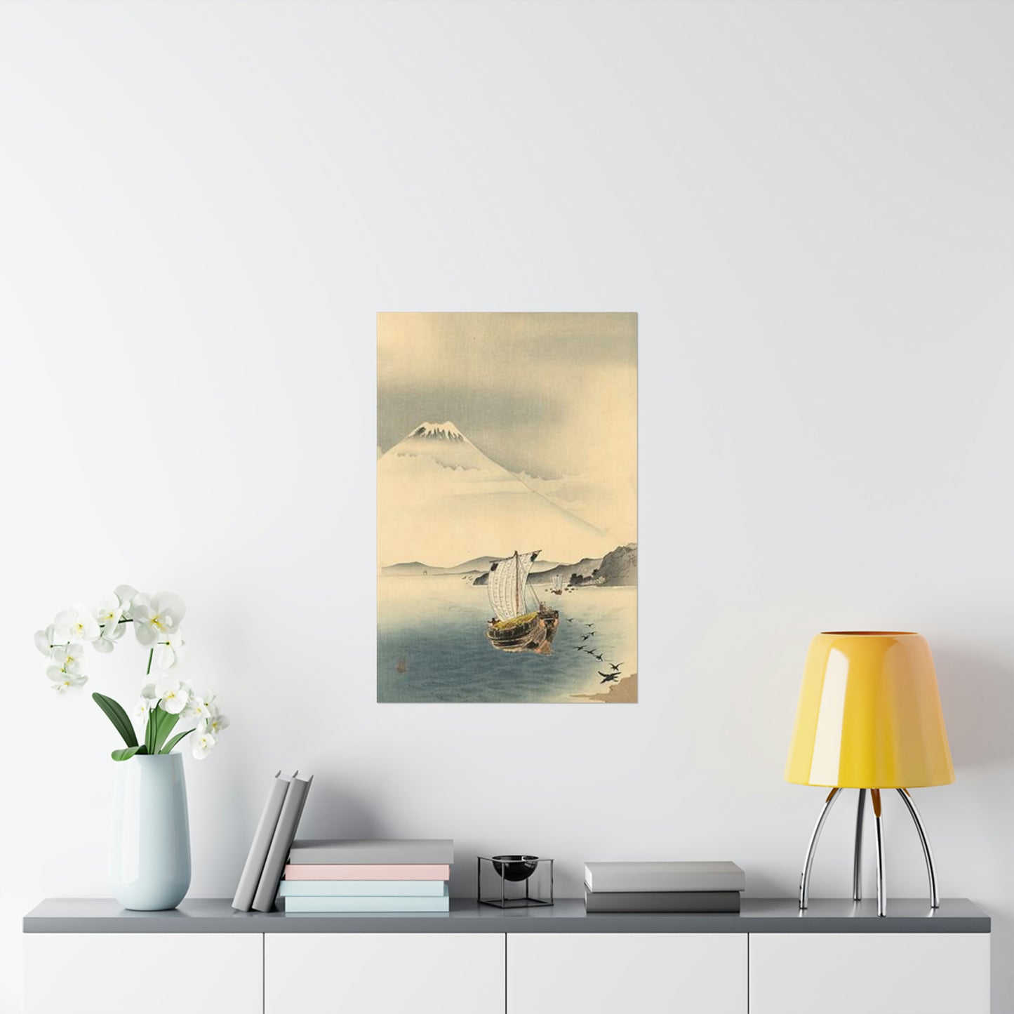 Koson - mount-fuji, Ohara Koson High Quality Matte Wall Art Poster for Home, Office, Classroom