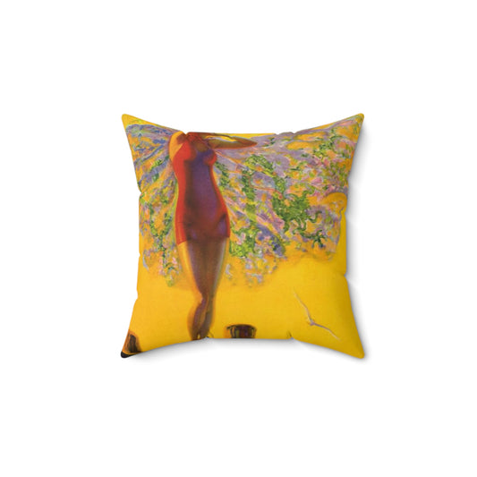 “Golden Glory” by Edward Mason Eggleston, 1929 Decorative Accent Square Pillow