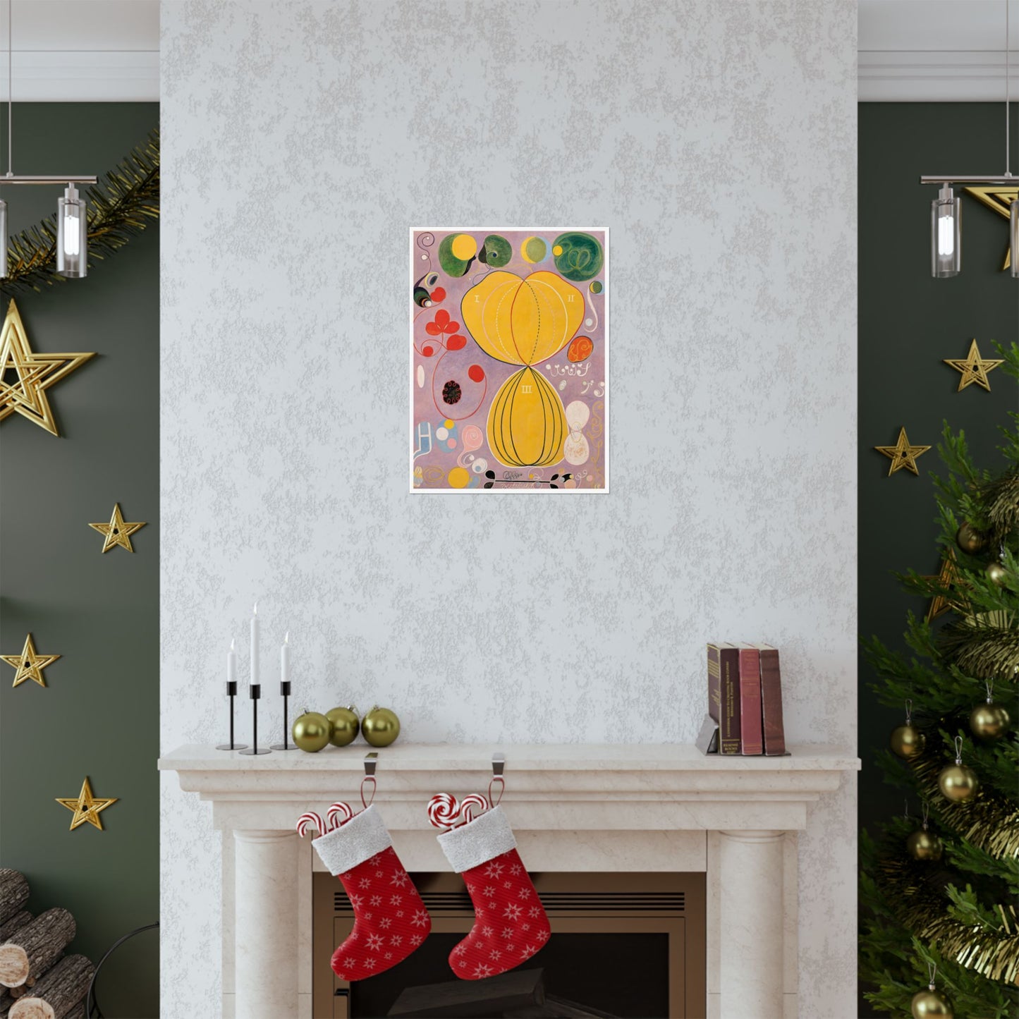 Hilma af Klint - The Ten Largest No. 7 - Adulthood - 1907 High Quality Matte Wall Art Poster for Home, Office, Classroom