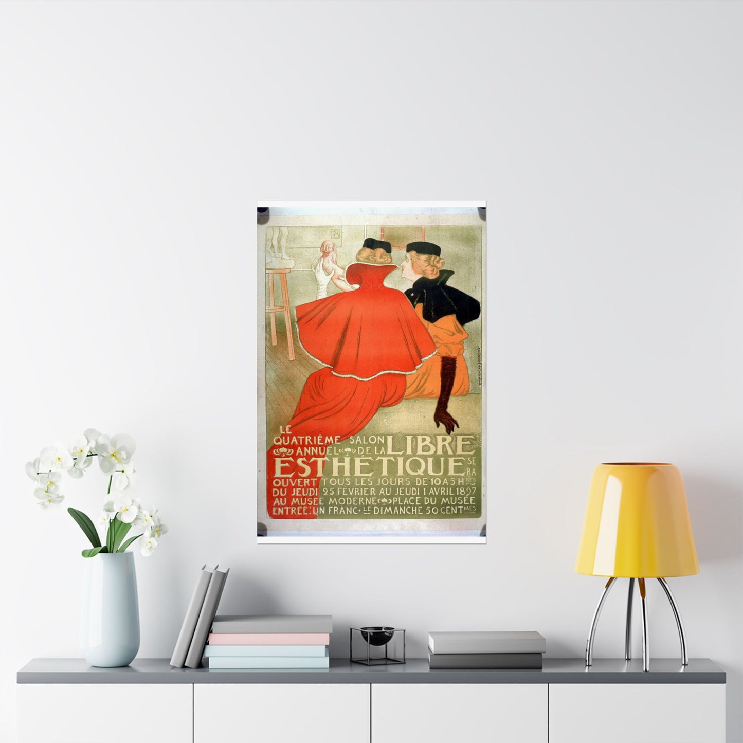 Le quatrième salon annuel de la Libre Esthétique High Quality Matte Wall Art Poster for Home, Office, Classroom