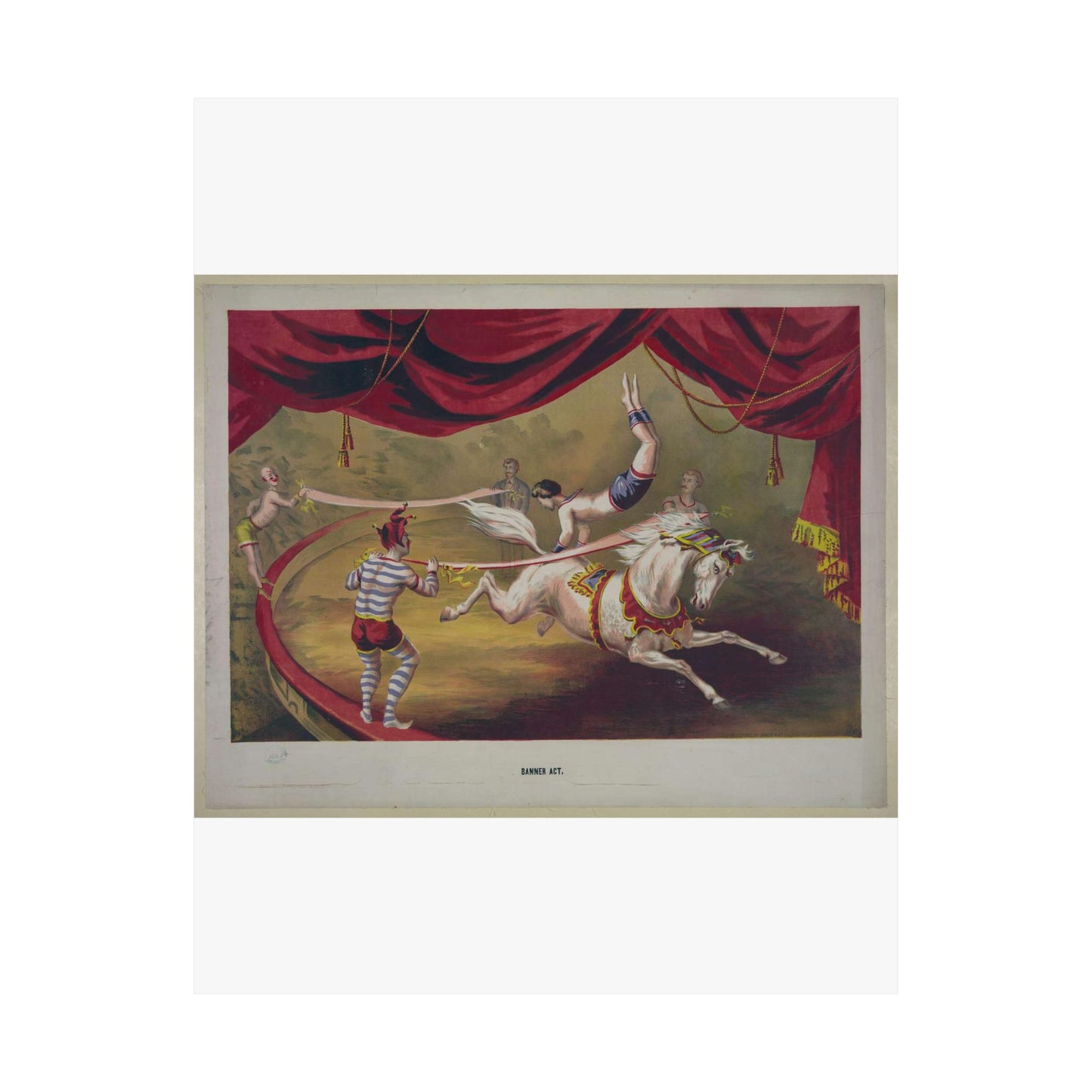 Banner act - Print, Library of Congress collection High Quality Matte Wall Art Poster for Home, Office, Classroom