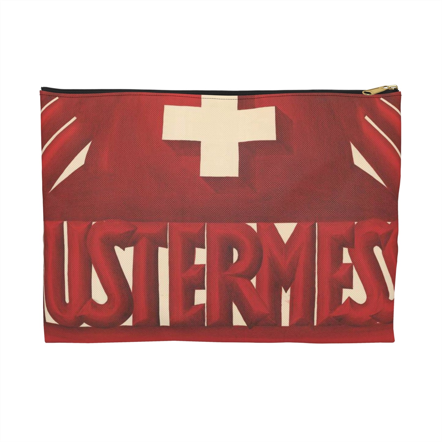 CH-000957-X-76125 Stoecklin - Art Deco public domain image Large Organizer Pouch with Black Zipper