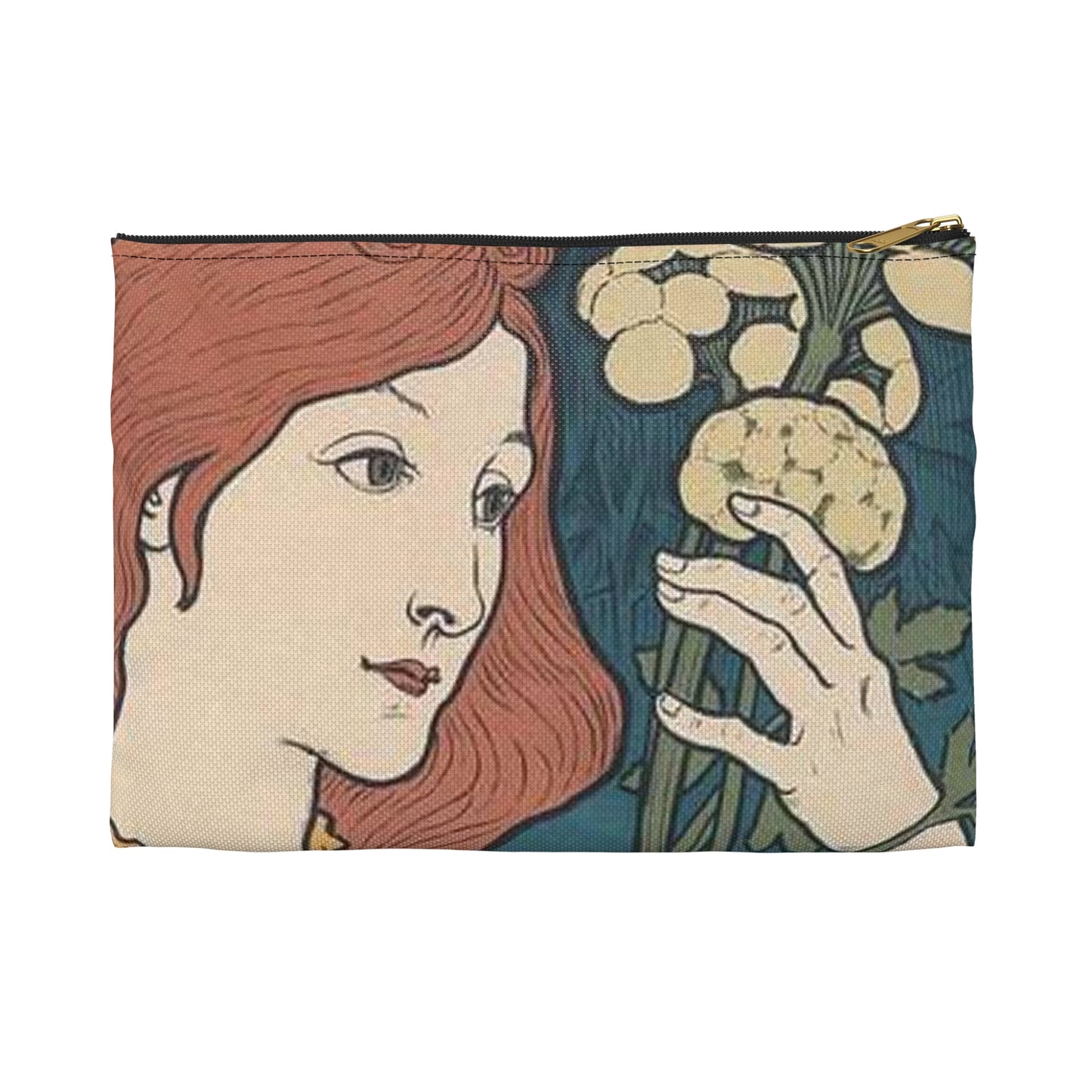 Affiche pour l' "Exposition E. Grasset" au Salon des Cent. Large Organizer Pouch with Black Zipper