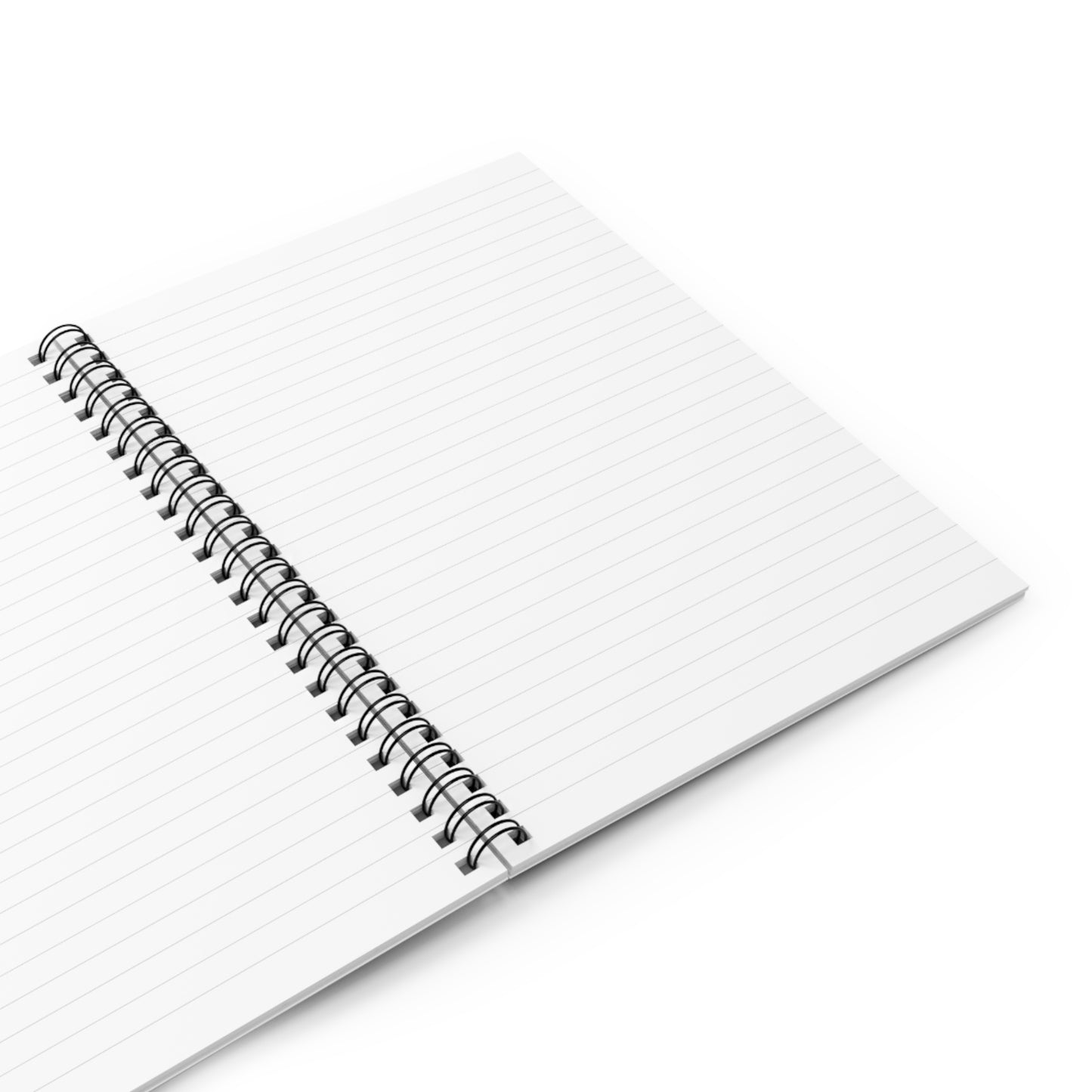 B.Croce, Italy - A black and white photo of a man reading a book Spiral Bound Ruled Notebook with Printed Cover