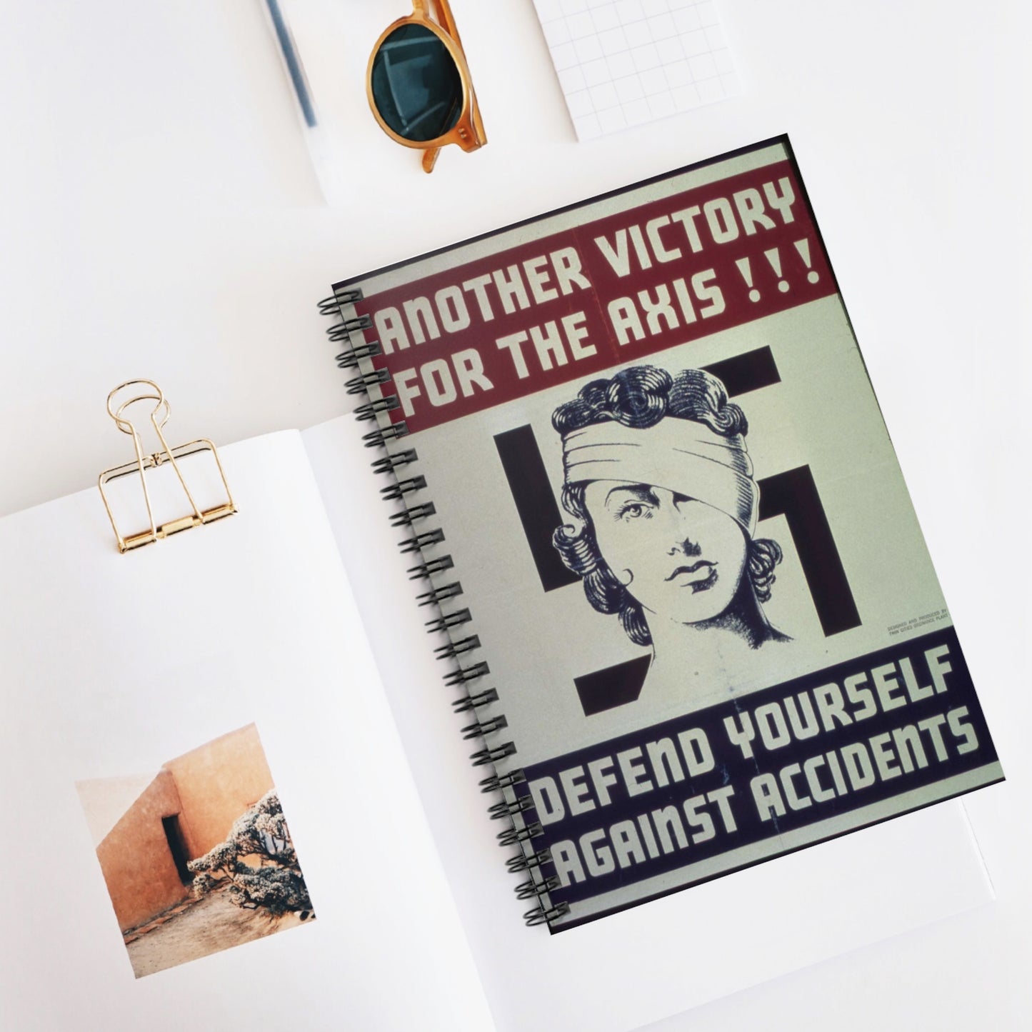 "Another victory for the axis^^" - NARA - 513863 Spiral Bound Ruled Notebook with Printed Cover