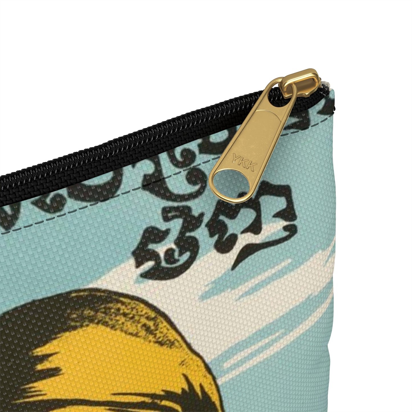 Cambodian - Blood, United States information service propaganda Large Organizer Pouch with Black Zipper